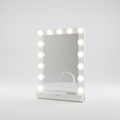 LuxeLumina spegellampa med PVC-hölje — dimbar LED-belysning