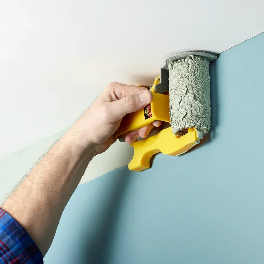 Paint Roller Edger Tool — Tape-Free Baseboard and Crown Molding Guide