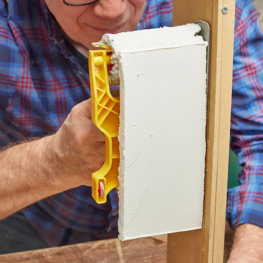 Paint Roller Edger Tool — Tape-Free Baseboard and Crown Molding Guide