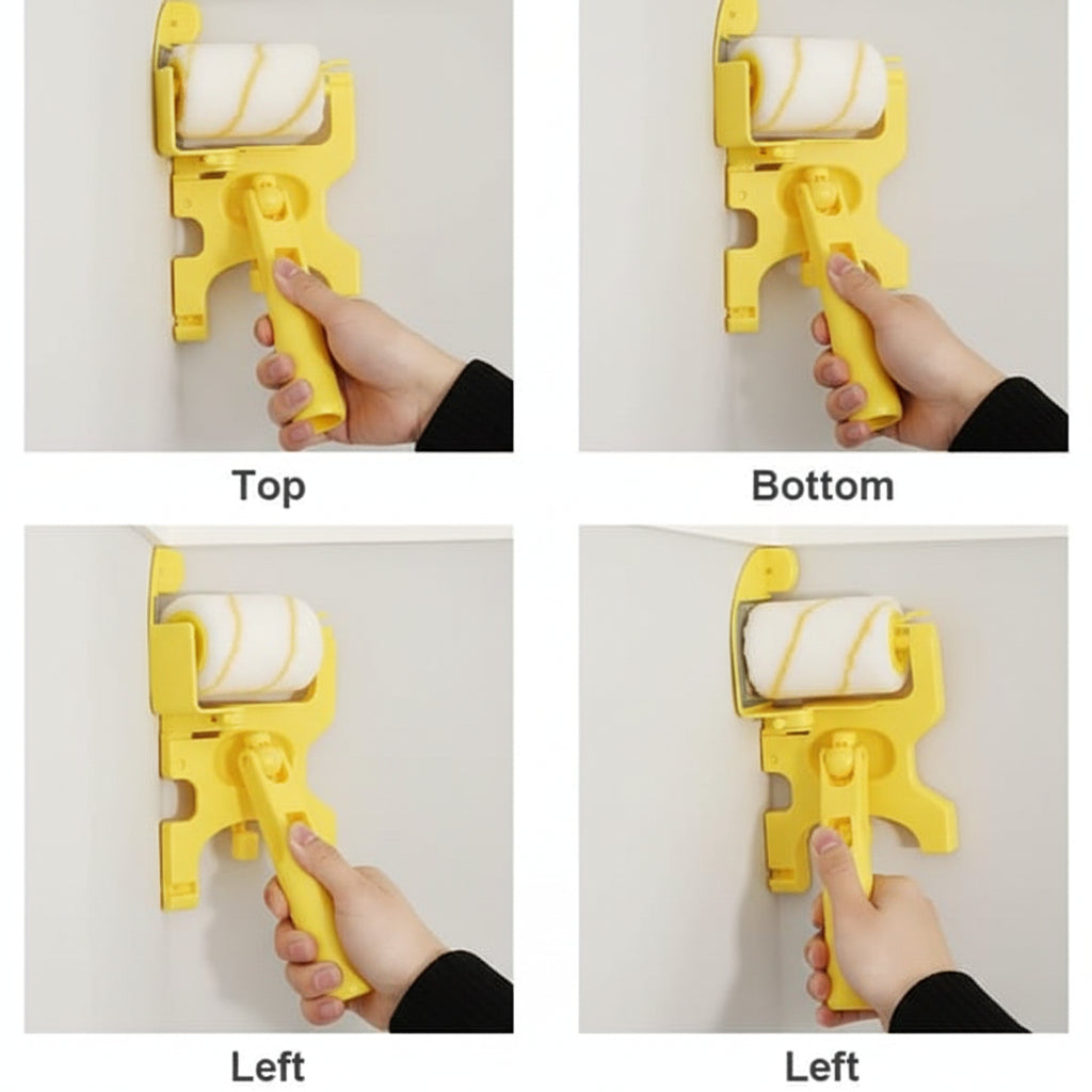 Paint Roller Edger Tool — Tape-Free Baseboard and Crown Molding Guide