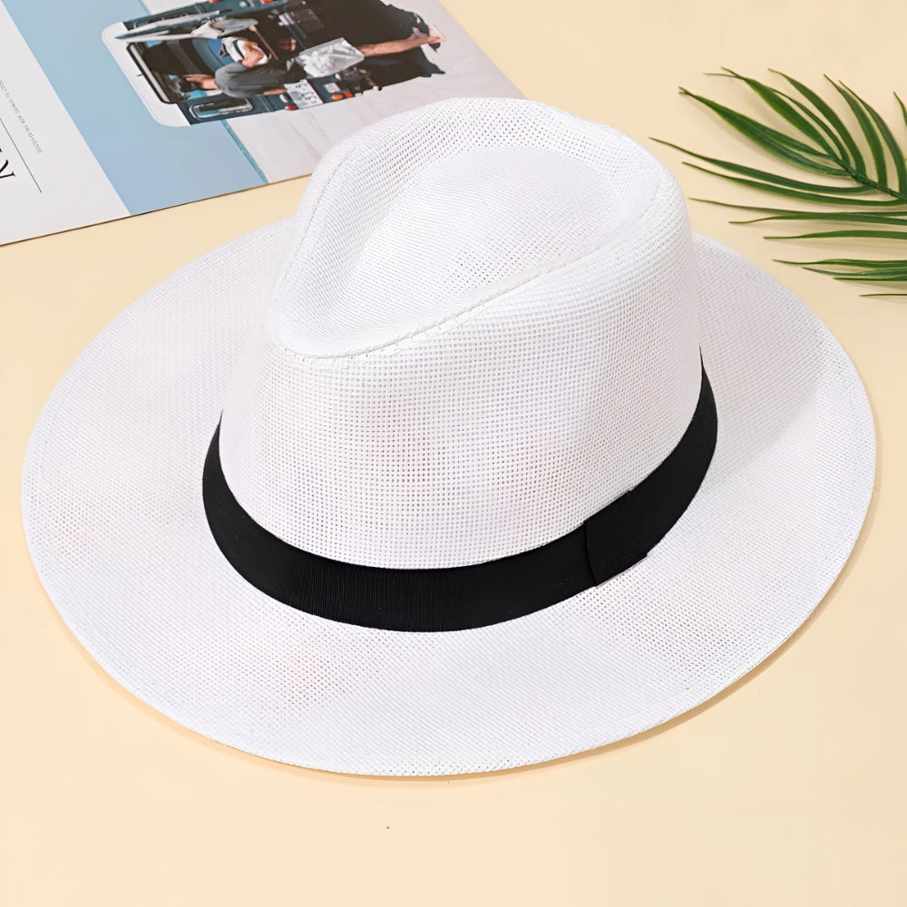 Cappello Panama a Tesa Larga Fedora Estivo | Meowbutter