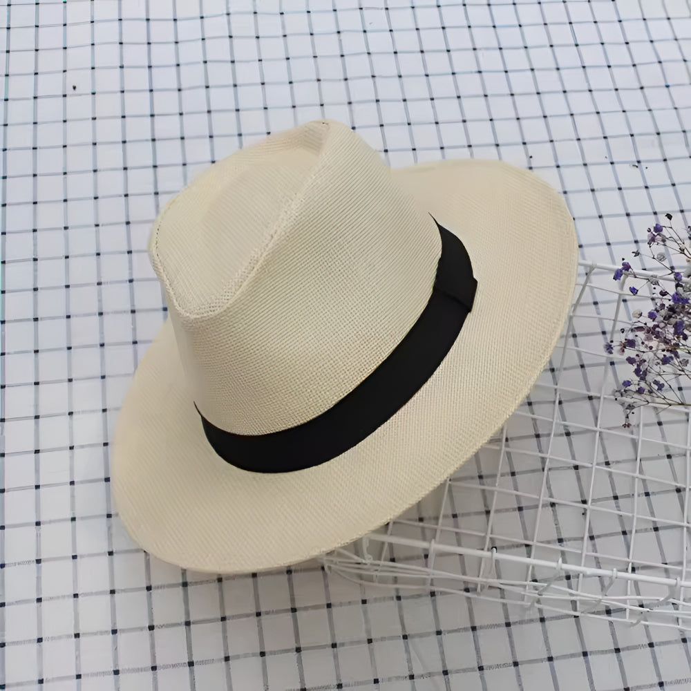 Cappello Panama a Tesa Larga Fedora Estivo | Meowbutter