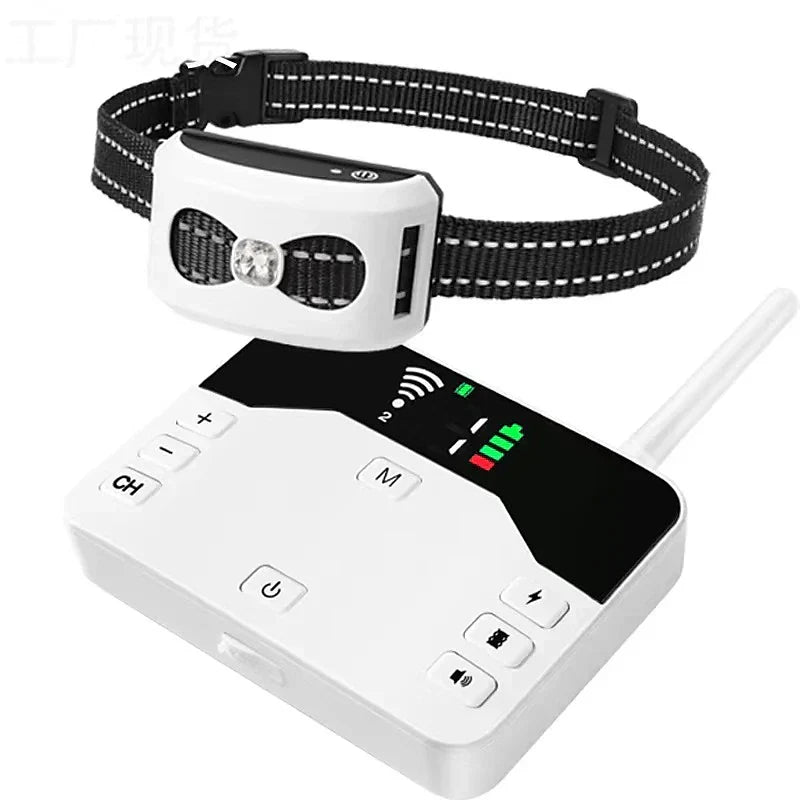 Bezprzewodowy ogrodzenie dla psa i obroża treningowa - wodoodporność IP65 - zasięg 300 m - ładowalna - dla 1 lub 2 psów | meowbutter