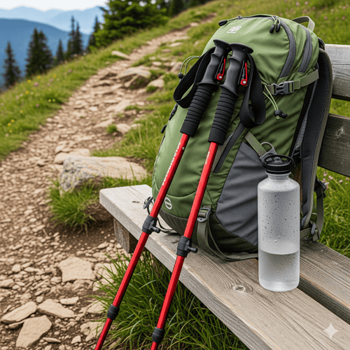 Bastoncini da Trekking Regolabili Leggeri per Escursionismo e Camminata | meowbutter