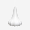 Cacoon Pendant Light With Droplet Folded Shade Dimmable E27