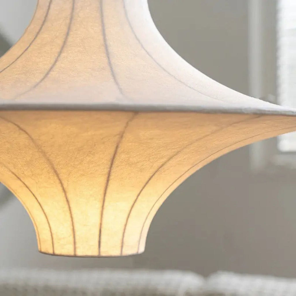 Cacoon Japandi Style Pendant Light With Symmetrical Shade