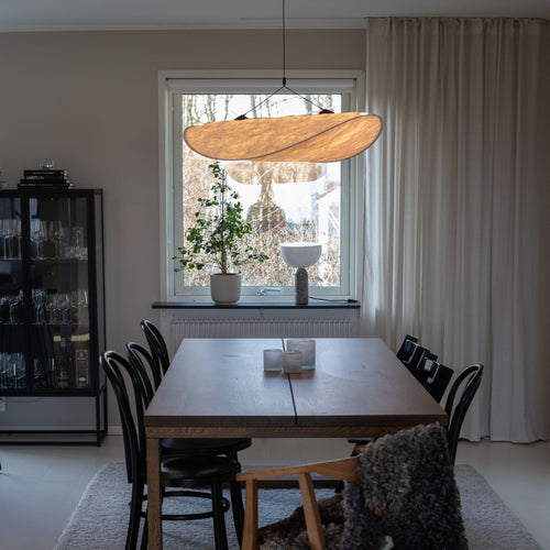 Dupont Paper Pendant Lamp With Cloud Shade Organic Minimalism