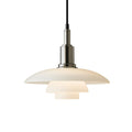 Three Shades Pendant Lamp With Glass And Metal Nordic Style