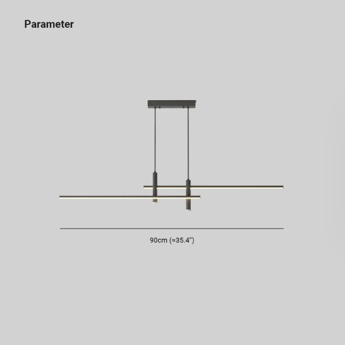 Metal Pendant Lamp With Built In LED Light Modern Nordic Ceiling