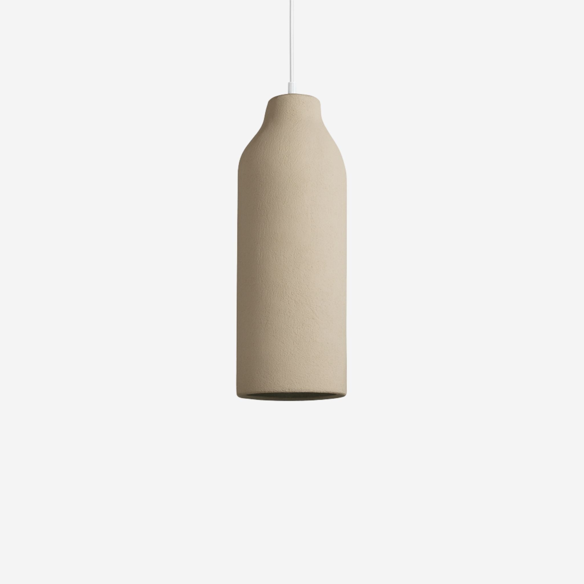 Stone-Like Pendant Light In Organic Form, Wabi-Sabi Style