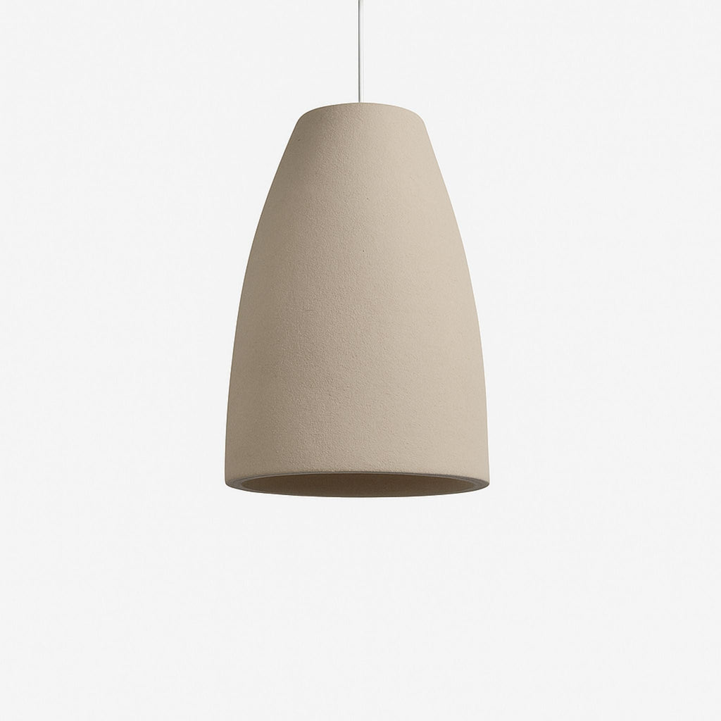 Stone-Like Pendant Light In Organic Form, Wabi-Sabi Style