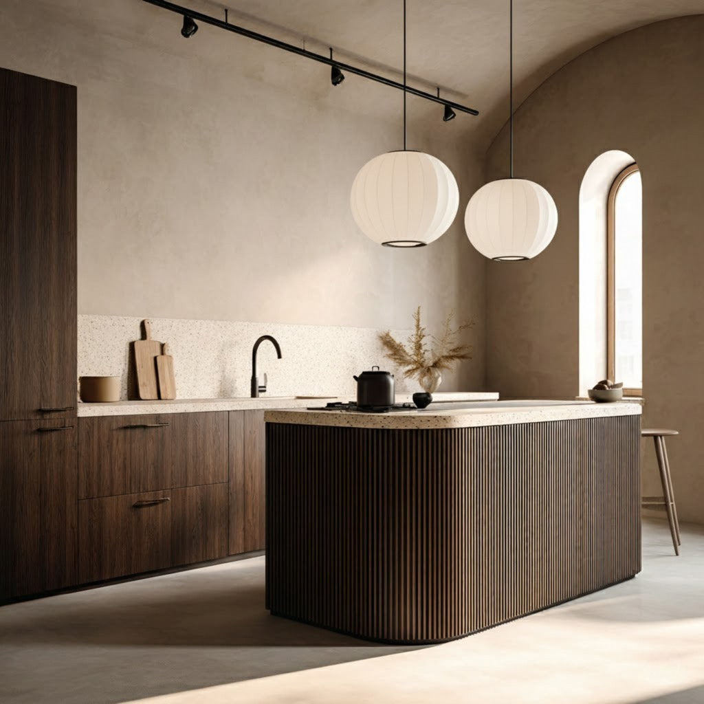 Pendant Lamp With Woven Ball Shade, Diffused Light, Timeless Indoor Design