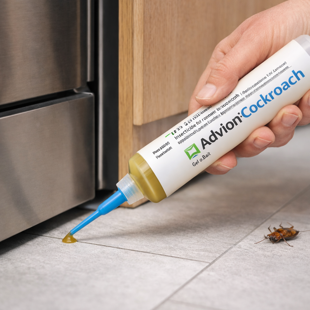 Ready-To-Use Cockroach Control Gel Syringe — Precision Nozzle Applicator