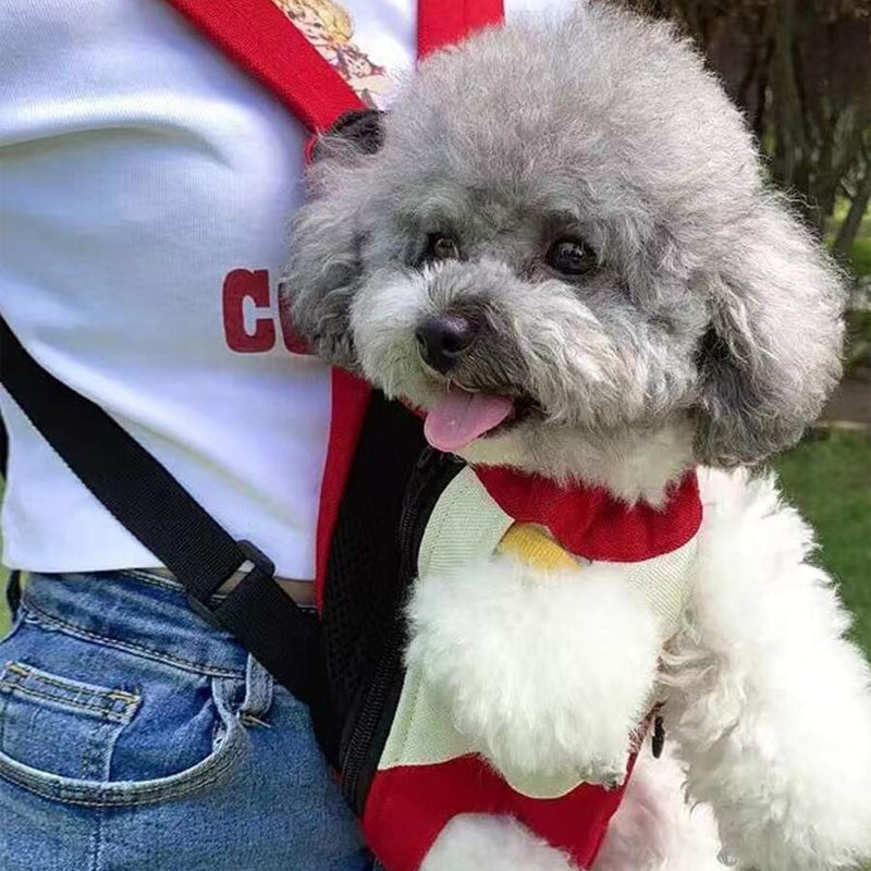 Sac à dos de transport pour animaux ventilé et réglable — soutien ergonomique pour chiens et chats