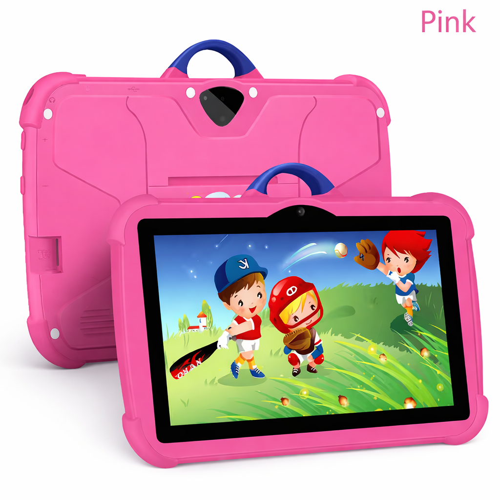 Kids Android Tablet - 4GB RAM - 64GB - Android 13 - Shockproof Case & Kickstand - 4 Colours | meowbutter