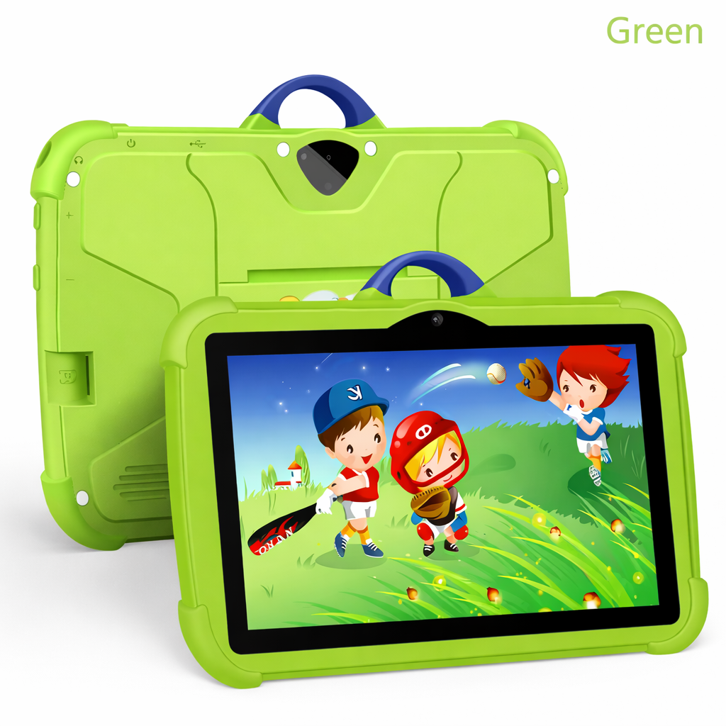 Kids Android Tablet - 4GB RAM - 64GB - Android 13 - Shockproof Case & Kickstand - 4 Colours | meowbutter