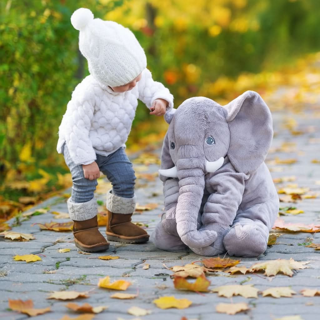 Plush Elephant Cushion for Cozy Home Comfort | meowbutter