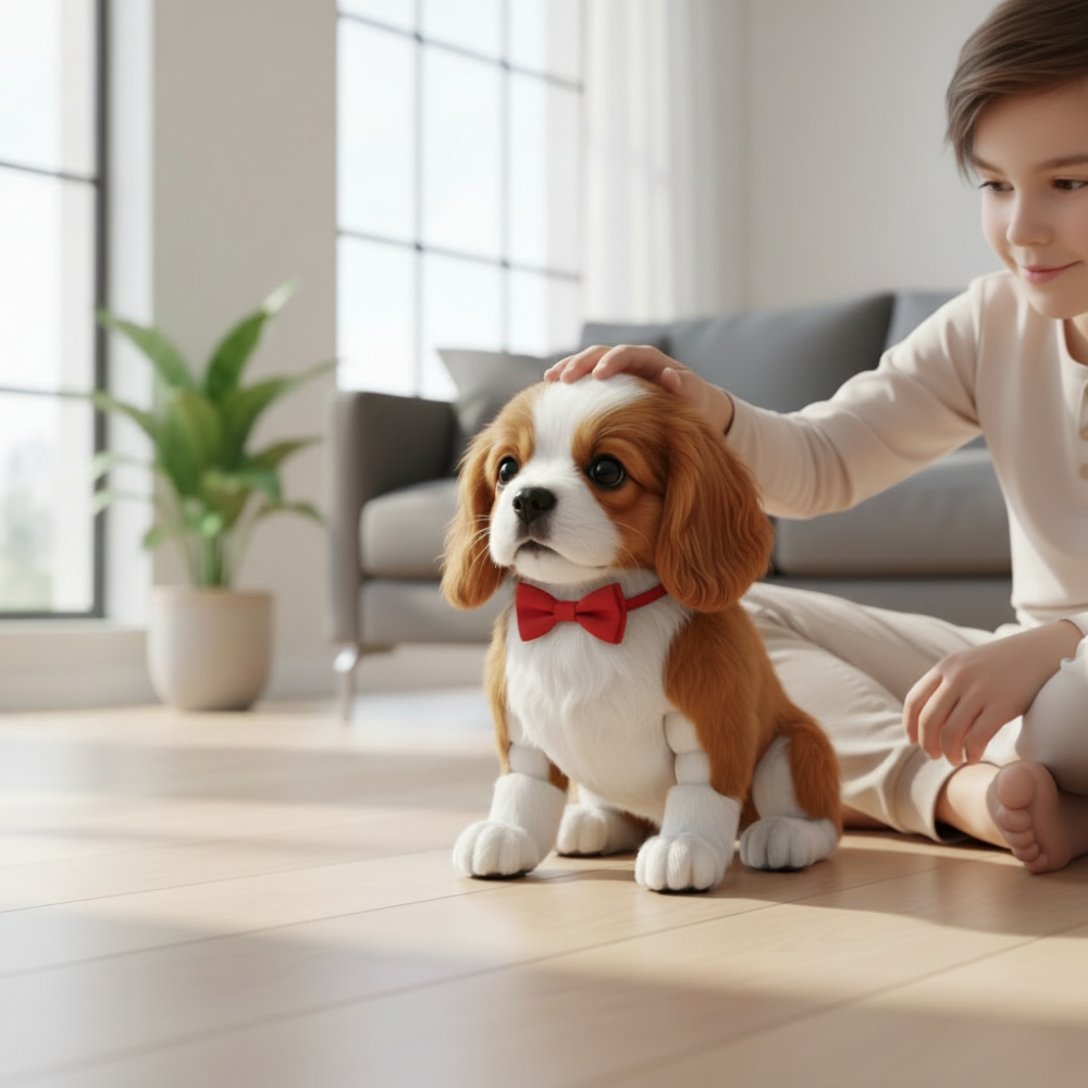 Plush Puppy Toy Interactive Dog Realistic Moving Soft | Meowbutter