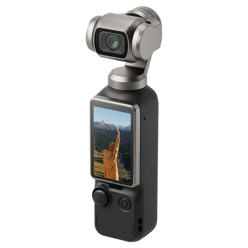 4K zsebkamera - 3 tengelyes gimbalstabilizátor, 2 hüvelykes érintőképernyő, 1 hüvelykes érzékelő