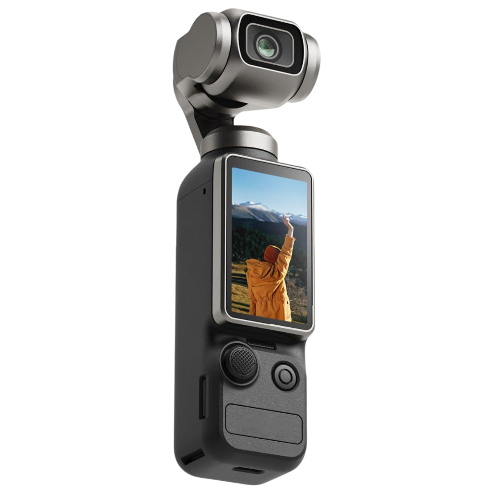 4K zsebkamera - 3 tengelyes gimbalstabilizátor, 2 hüvelykes érintőképernyő, 1 hüvelykes érzékelő