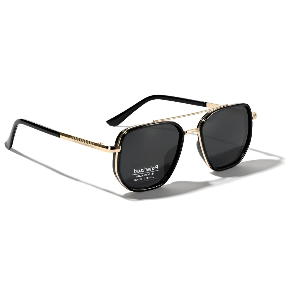 Occhiali da sole polarizzati retrò quadrati con protezione UV e braccialetti | Meowbutter