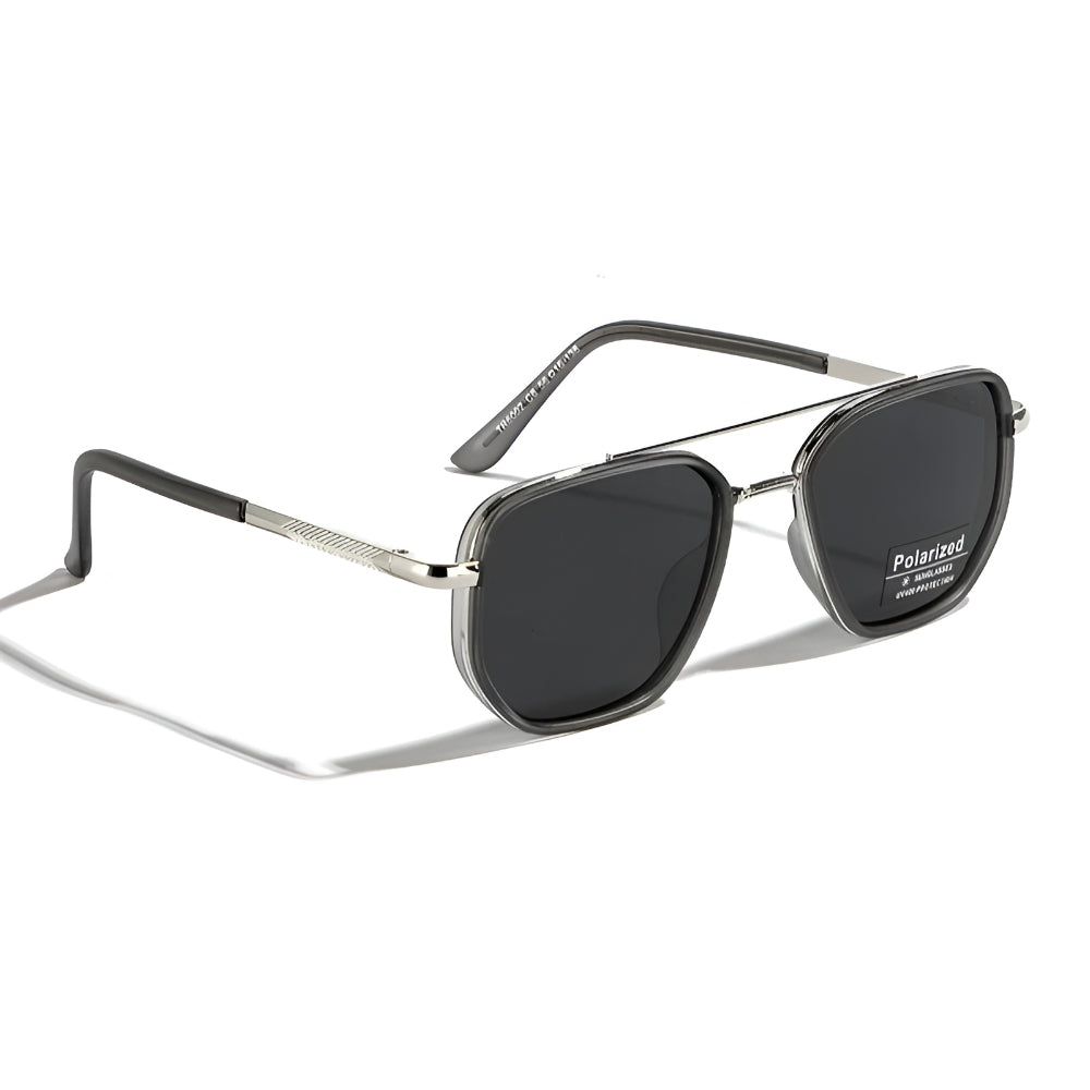 Occhiali da sole polarizzati retrò quadrati con protezione UV e braccialetti | Meowbutter