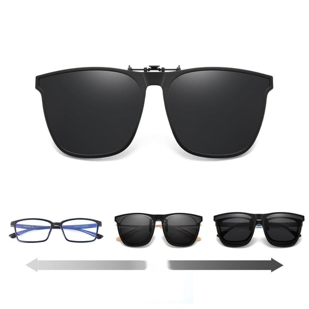 Polarized Sunglasses UV Protection Clip-On Foldable Trim | Meowbutter