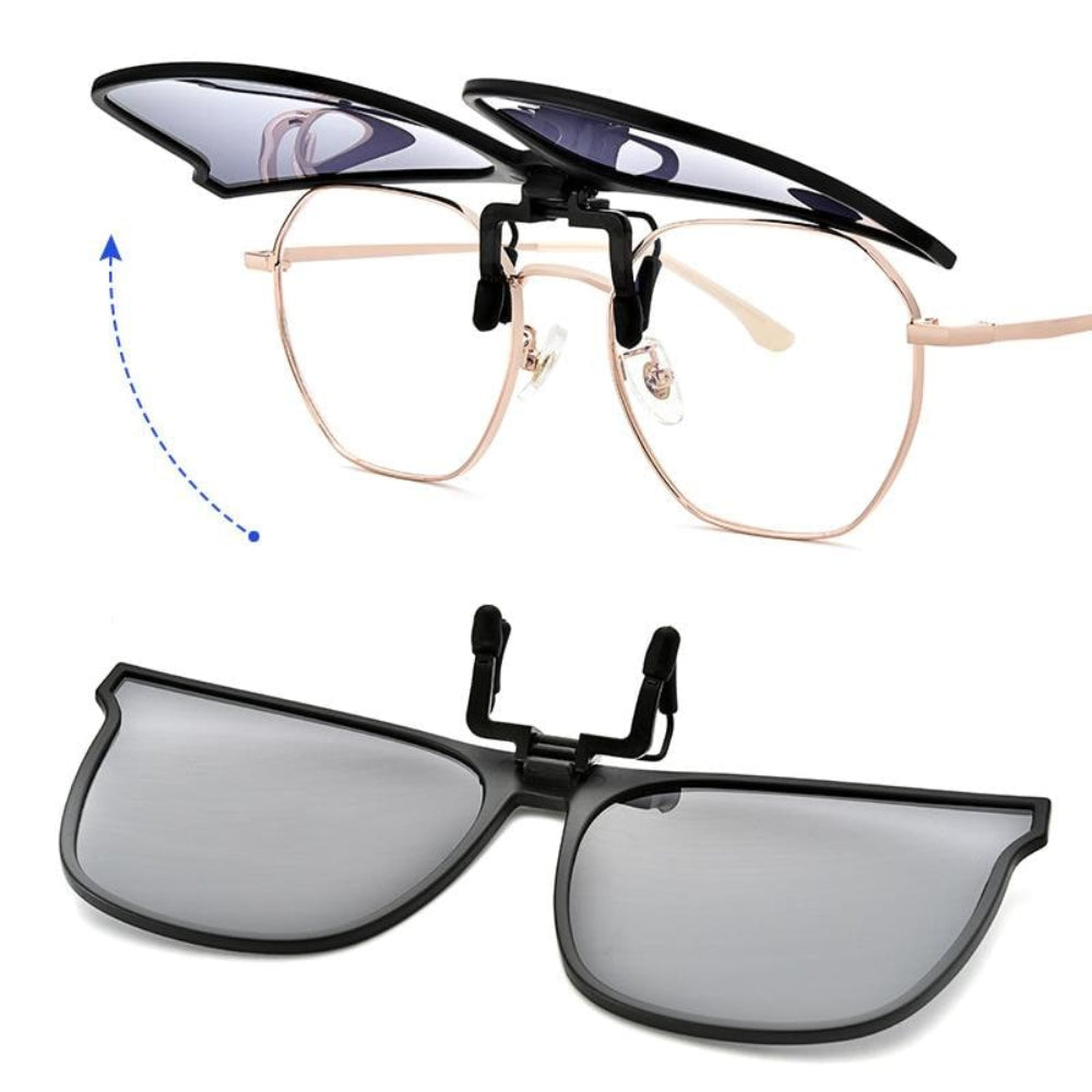 Polarized Sunglasses UV Protection Clip-On Foldable Trim | Meowbutter
