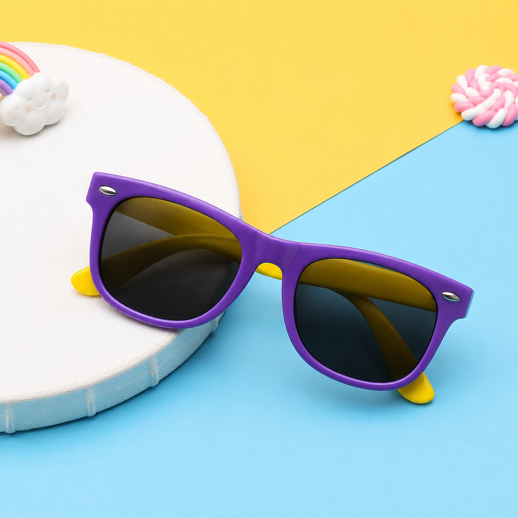 Occhiali da sole polarizzati con protezione UV per bambini, flessibili e avvolgenti | Meowbutter
