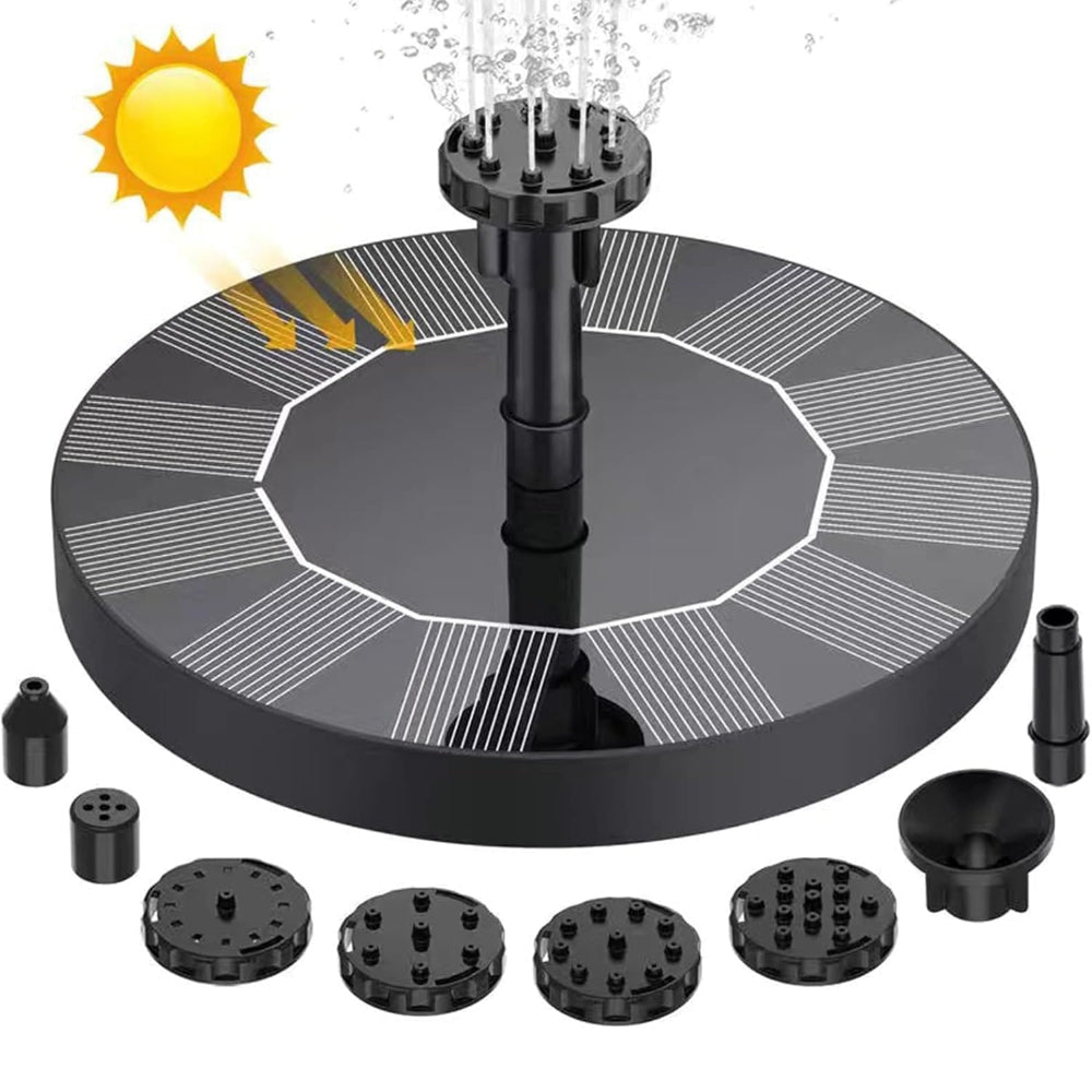 Pond Fountain Solar Fountain Pump Water Feature | Meowbutter