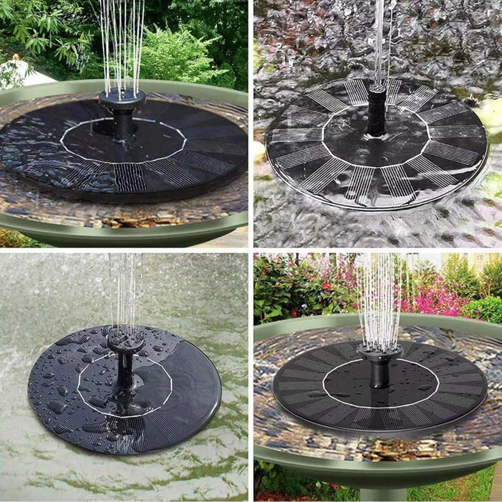 Pond Fountain Solar Fountain Pump Water Feature | Meowbutter