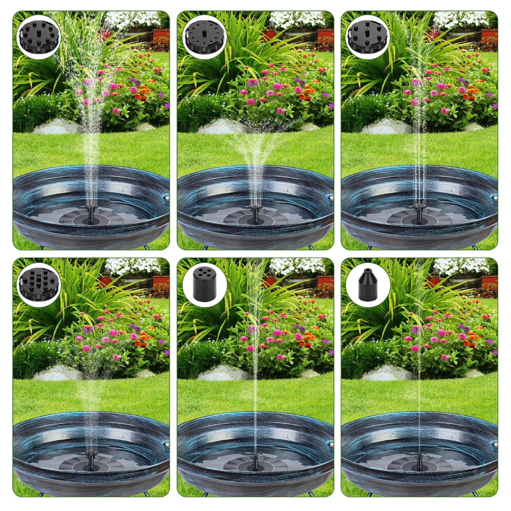 Pond Fountain Solar Fountain Pump Water Feature | Meowbutter