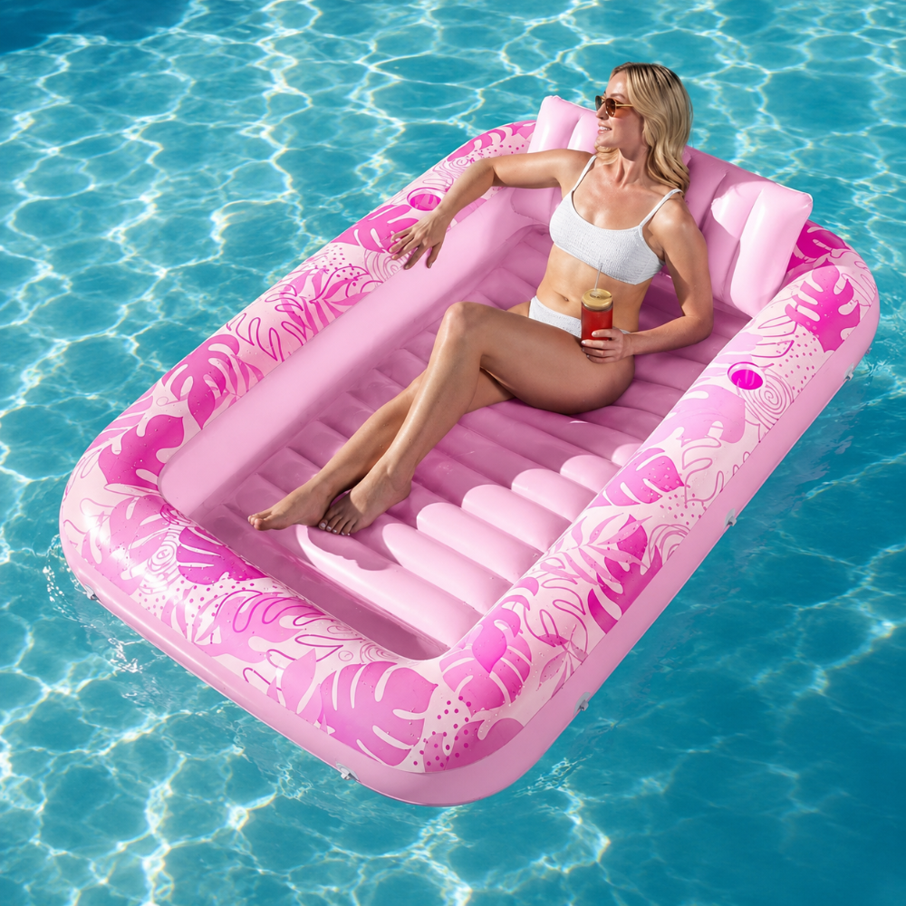 Materasso gonfiabile da esterno per relax in piscina | Meowbutter