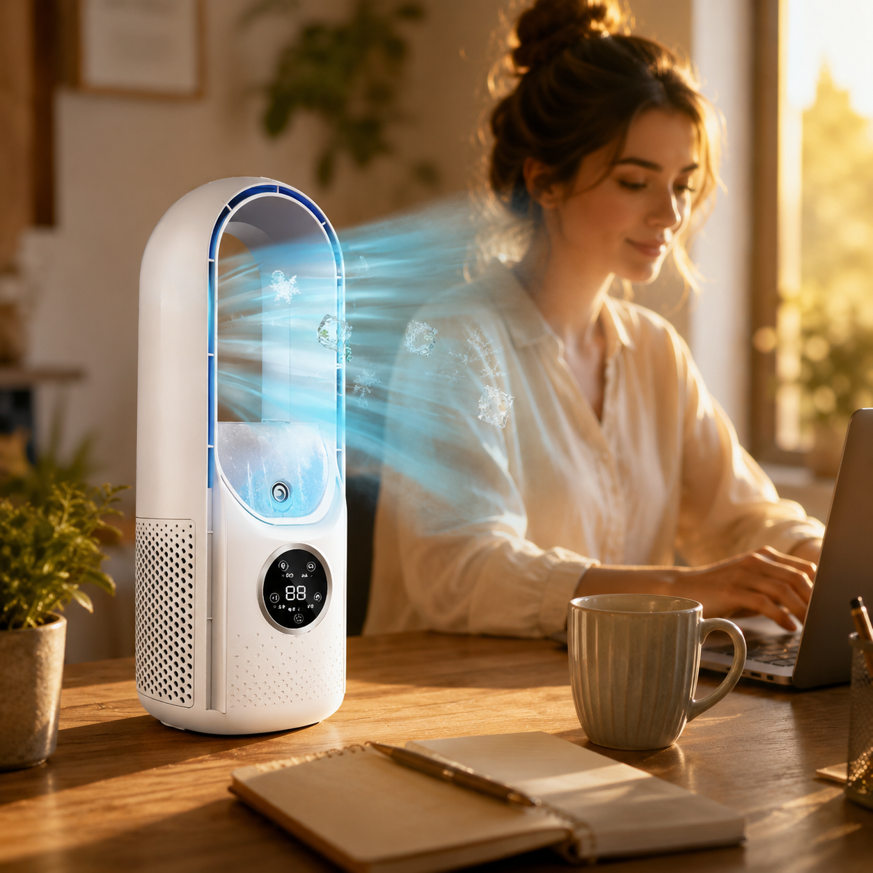 Ventilatore portatile senza pale Condizionatore d'aria | Meowbutter