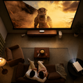 Kompaktní projektor s WiFi 6 — přenosný, nativní rozlišení 1080P, HDMI výstup