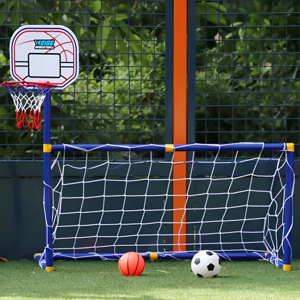 Bærbart fodboldmål og basketballlegetøj til udendørs sport | Meowbutter