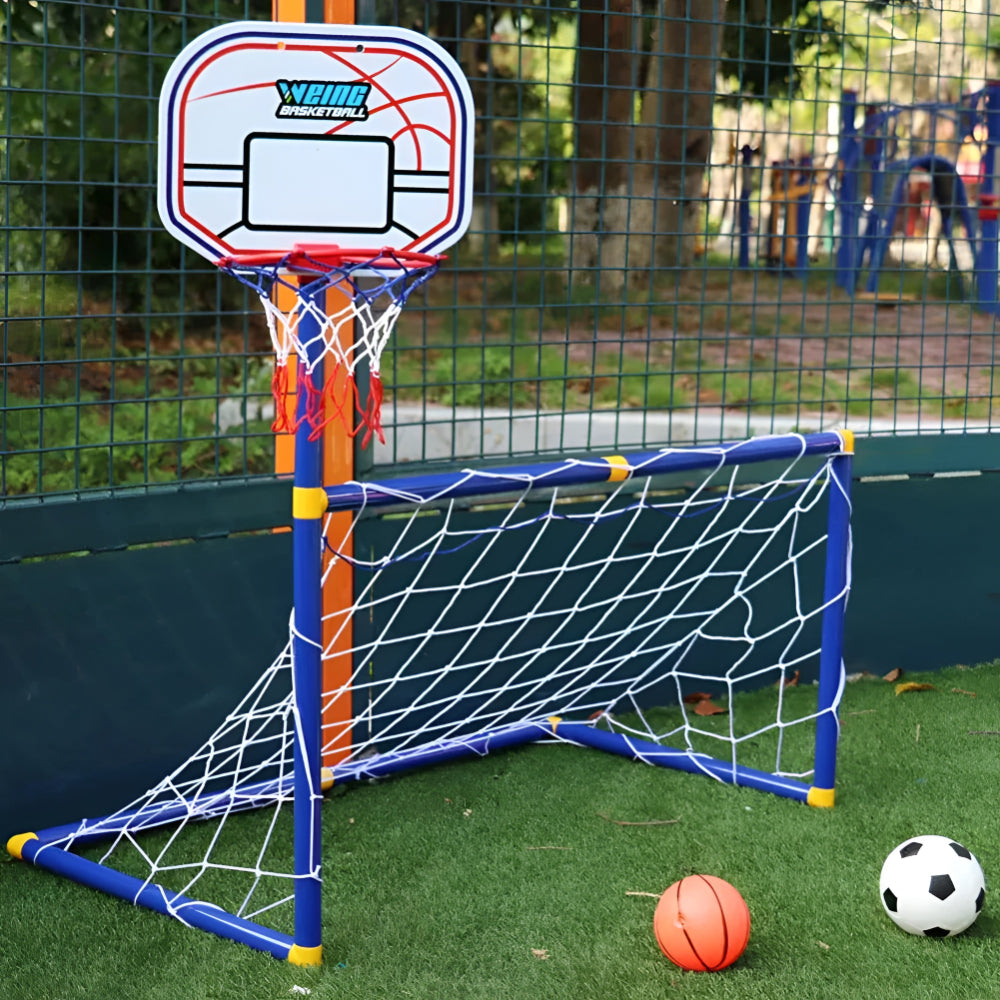 Bærbart fodboldmål og basketballlegetøj til udendørs sport | Meowbutter