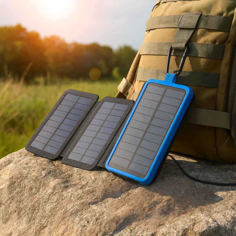 Baterie externă solară pliabilă — Panou compact extensibil