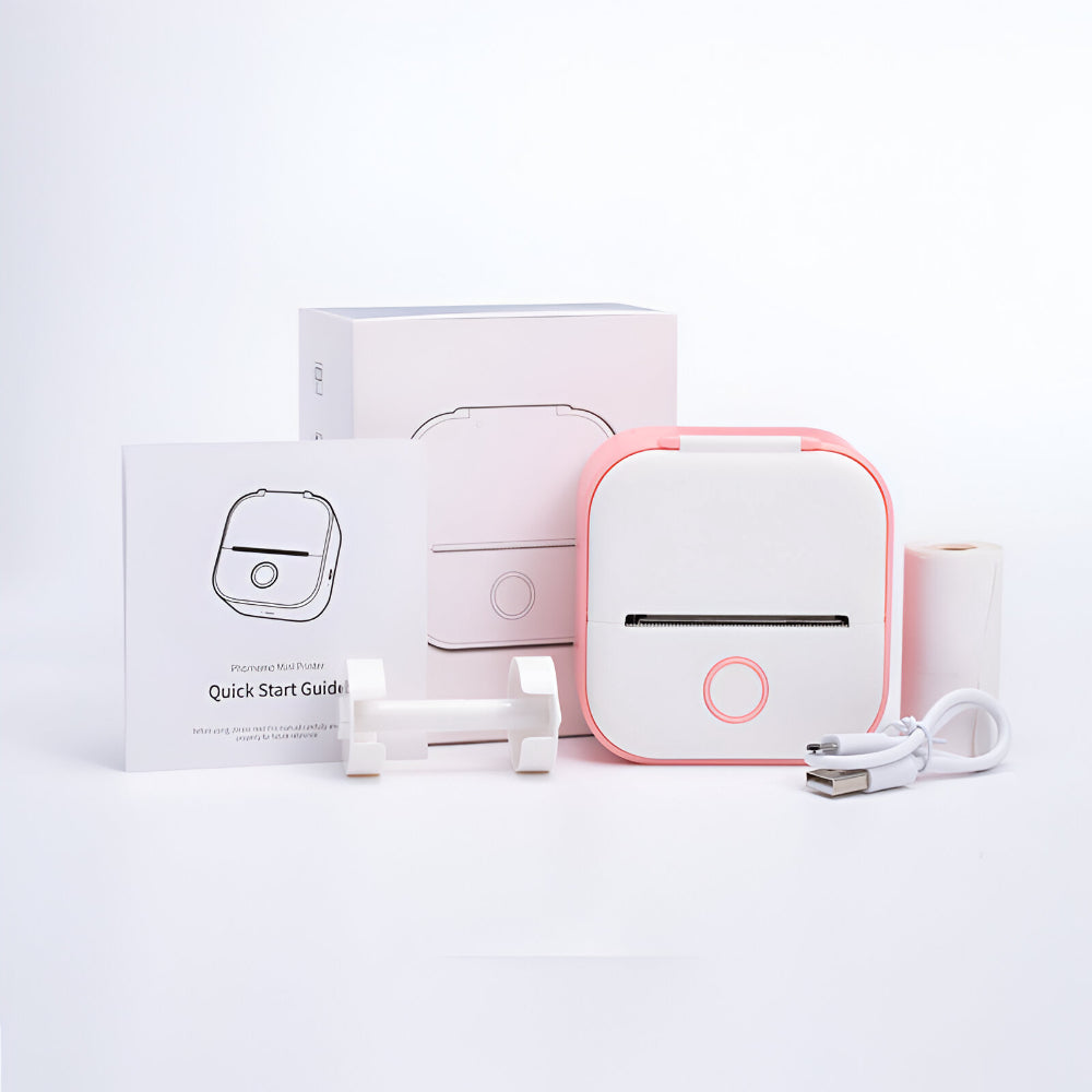 Imprimantă termică Bluetooth portabilă — Tipărire wireless compactă, fără cerneală, pentru fotografii și etichete