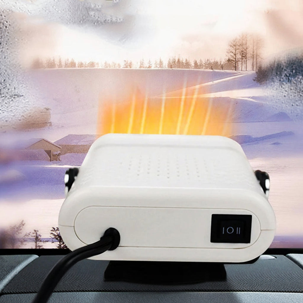 12V přenosné topení do auta — rychle vyhřívající ventilátor a odmrazovač