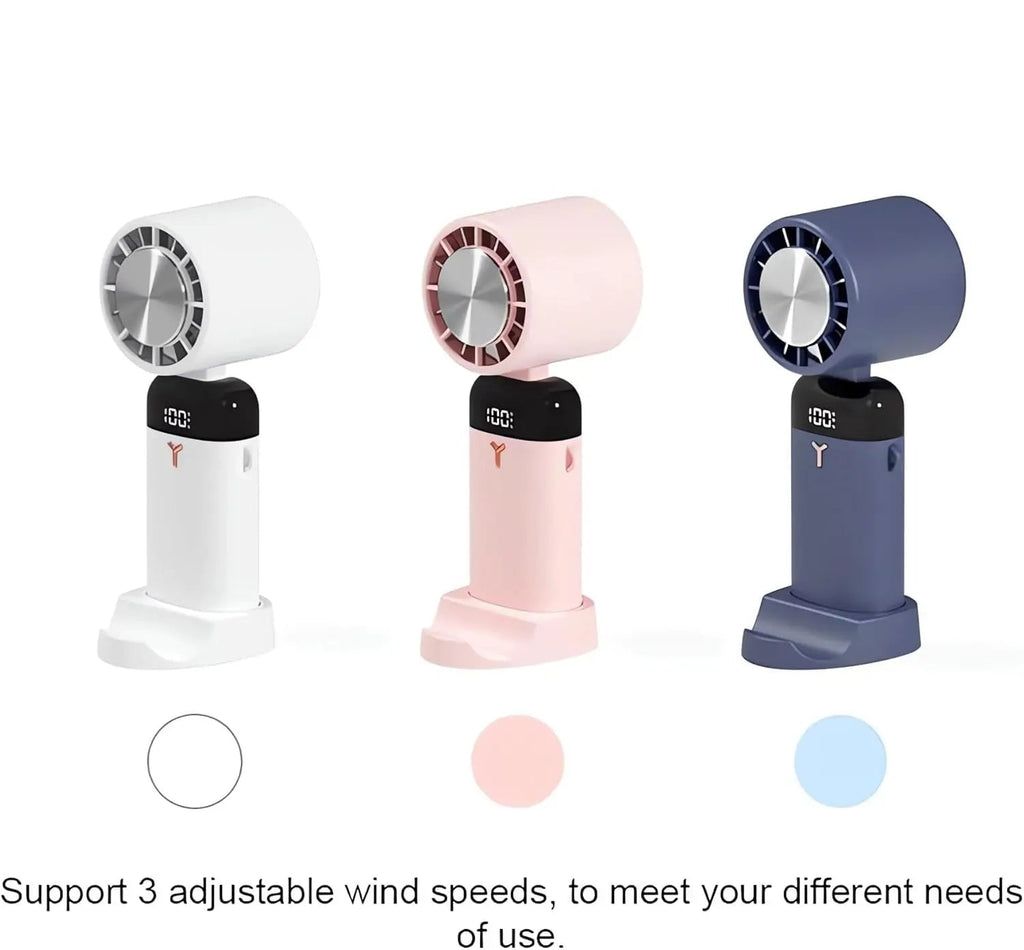 Kompaktní přenosný chladicí ventilátor – 3 rychlosti, chlazení pomocí ledu