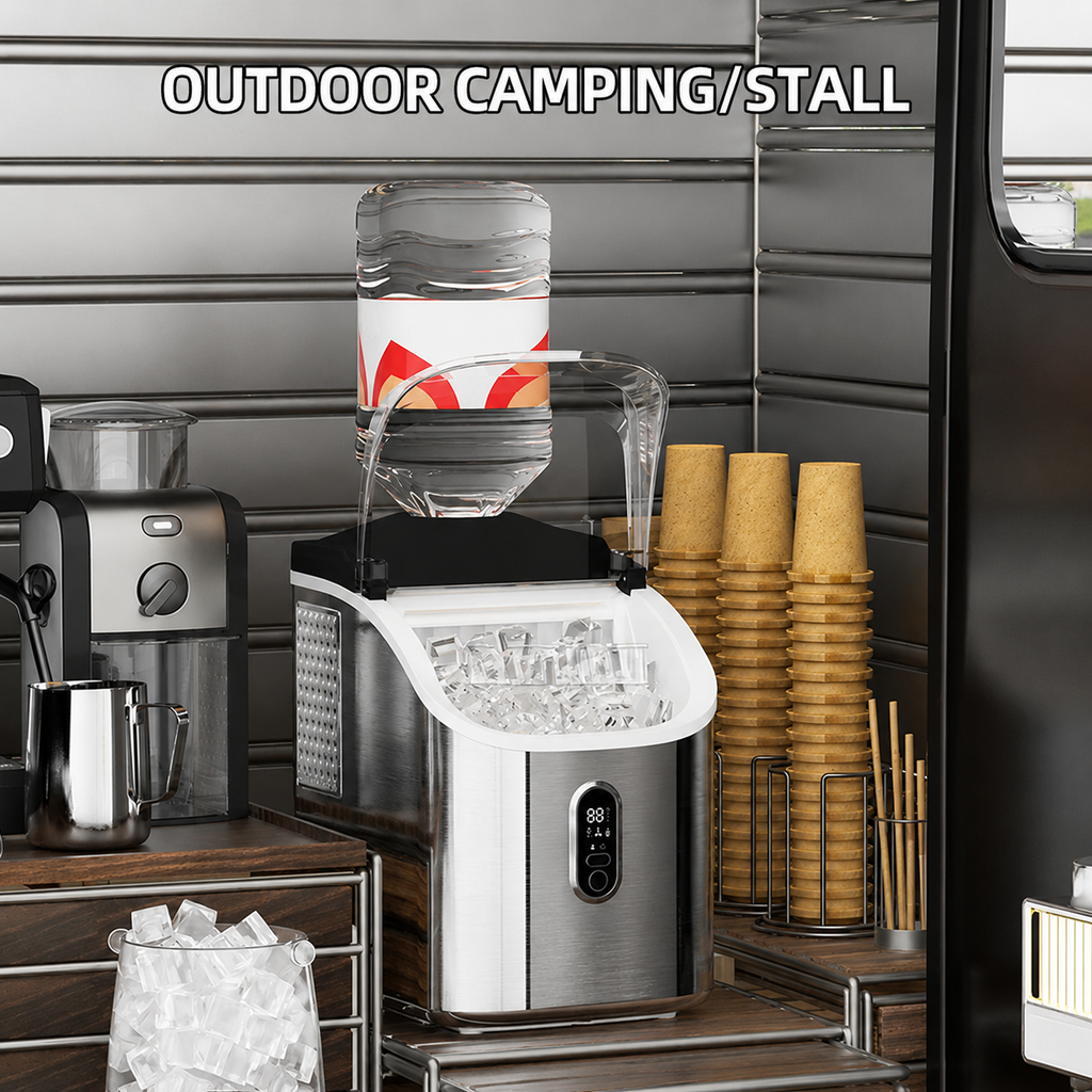 Portable Ice Maker Machine Countertop Self-cleaning Ice Maker | Meowbutter
