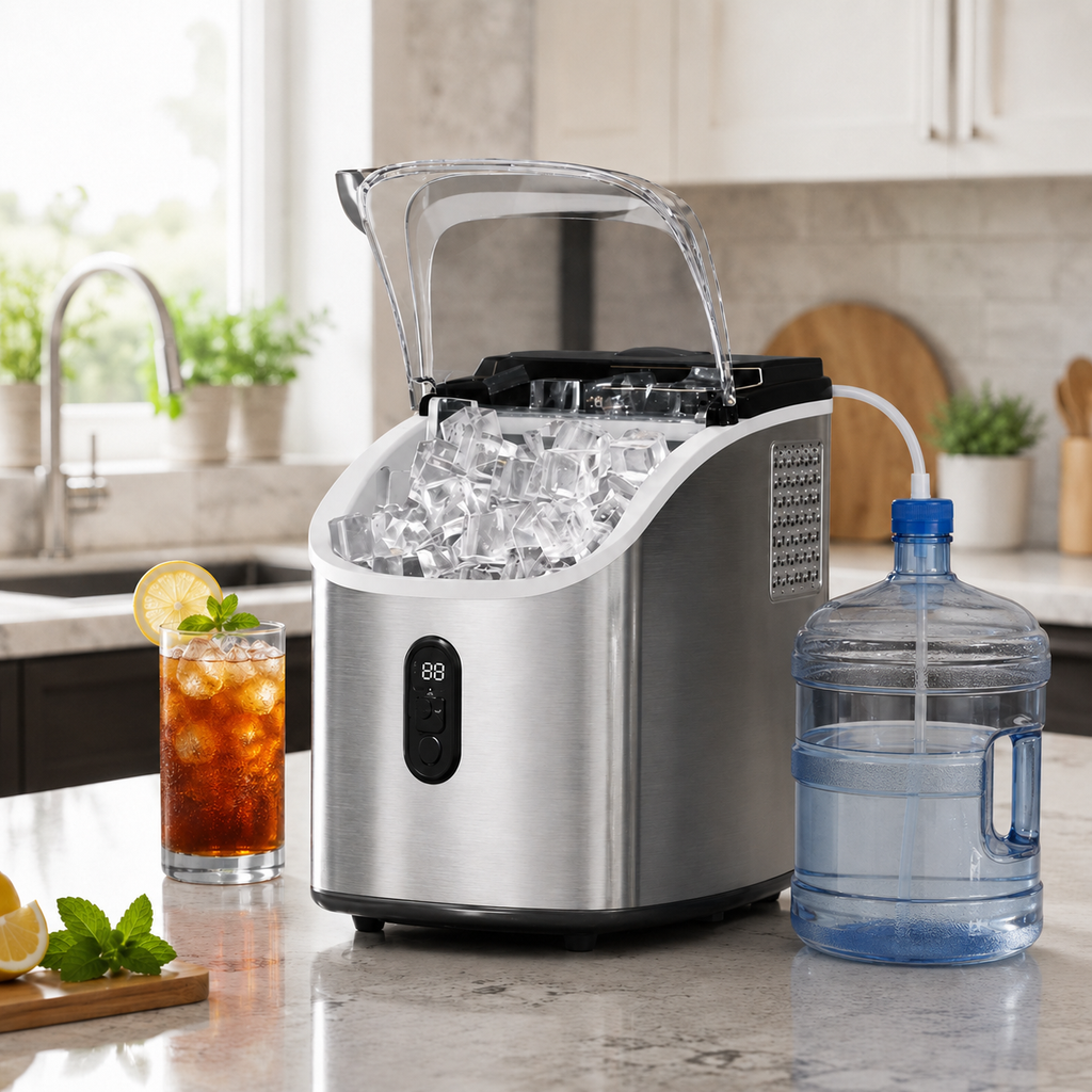 Portable Ice Maker Machine Countertop Self-cleaning Ice Maker | Meowbutter