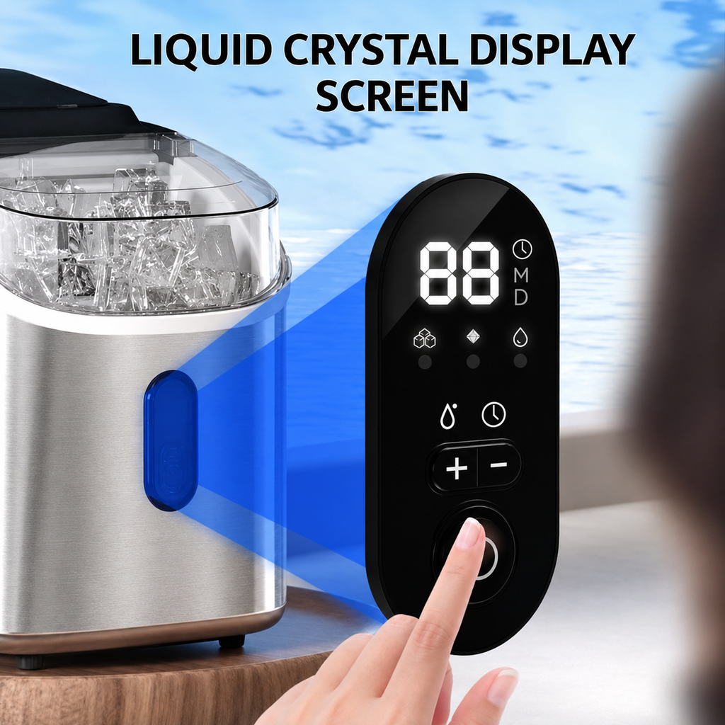 Portable Ice Maker Machine Countertop Self-cleaning Ice Maker | Meowbutter