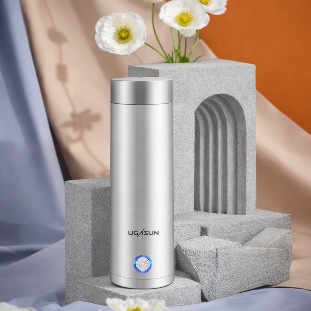 Bollitore elettrico portatile da viaggio in acciaio inox, mini bollitore per l’acqua | Meowbutter