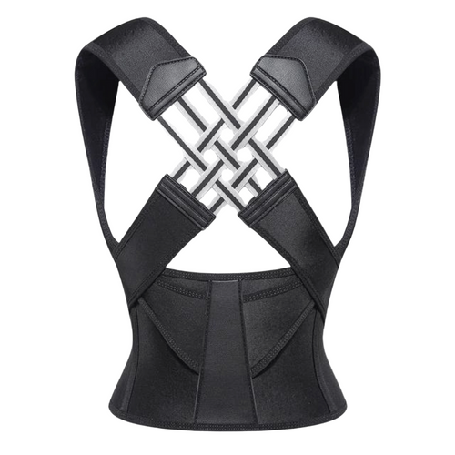 Adjustable Lightweight Back Brace — Breathable Flexible Material