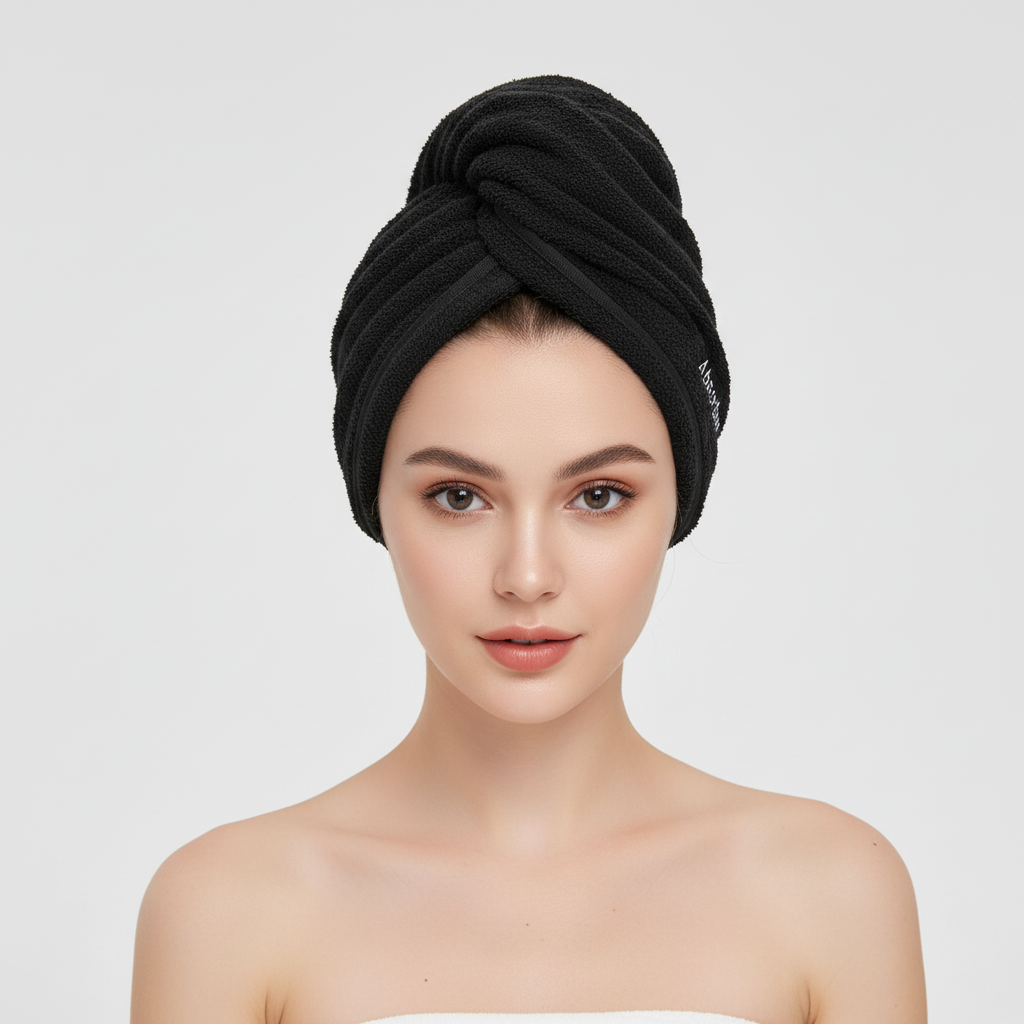 Set de 3 turbantes para el cabello MicroTurban — Secado rápido