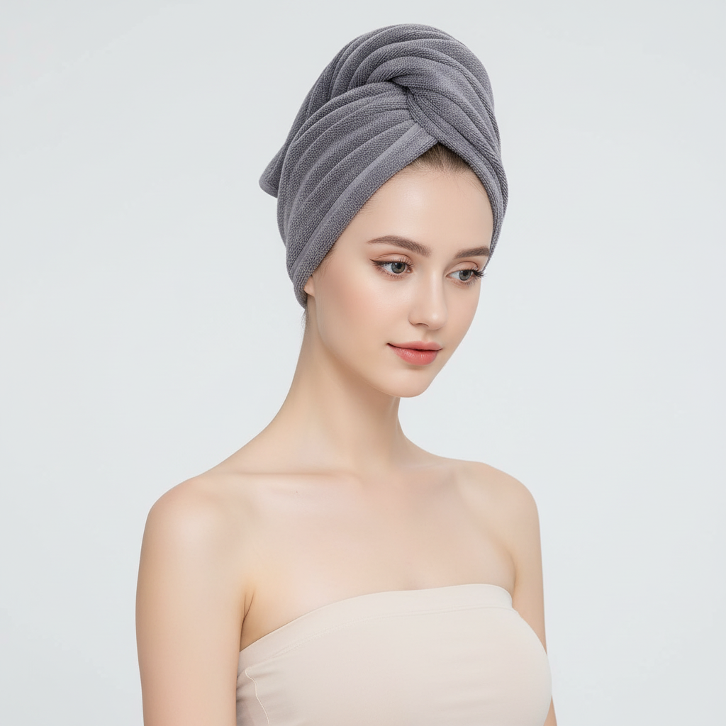 Set de 3 turbantes para el cabello MicroTurban — Secado rápido