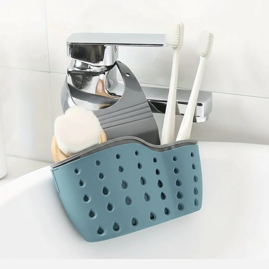 Set di due cestini regolabili per lo scarico del lavandino, per cucina e bagno