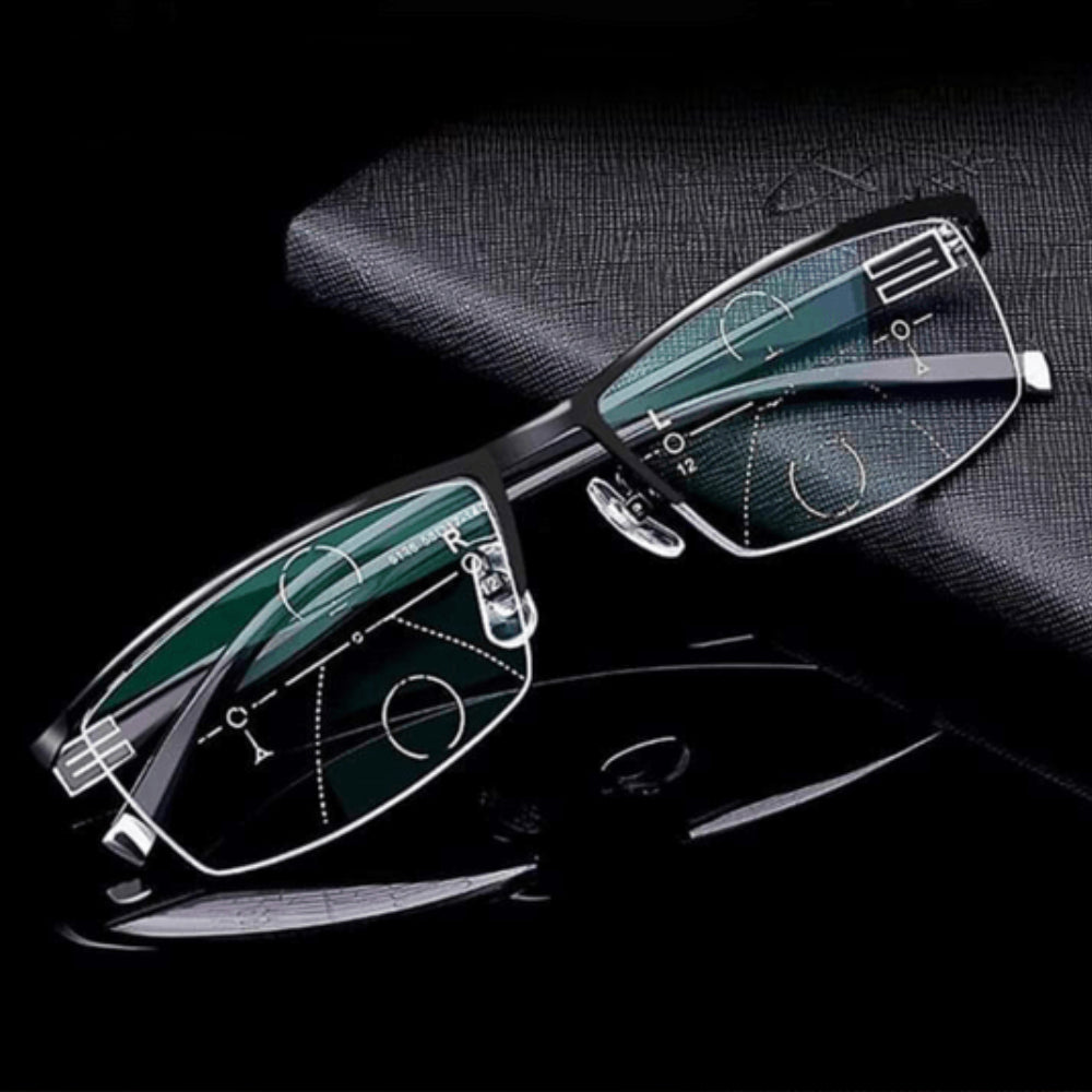 Progressive Multifocal Reading Glasses — Blue Light Filtering Lenses